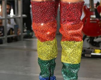 Versace rainbow boots